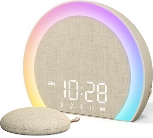 Loud Alarm Clock with Wireless Bed Shaker & Night Light for Heavy Sleepers