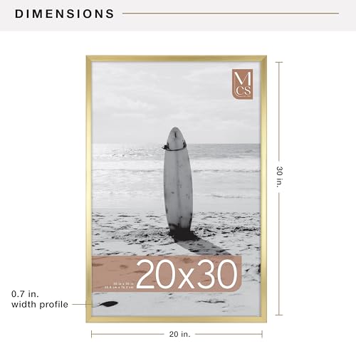 20x30 Brass Poster Frame - Wall Hanging Picture Frame for Art & Photos