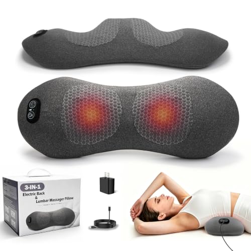 3-in-1 Back Massager with Heat & Airbag Stretching for Spine Relief