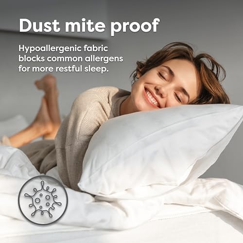 Hospitology Queen Box Spring Encasement - Zippered Bed Bug Cover