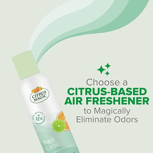Citrus Odor Eliminator Air Freshener Spray - Non-Aerosol, 3 oz (3-Pack)