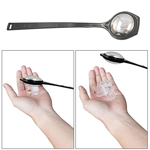 Hdtyyln 3-Piece Stainless Steel Ice Mallet - Black, Home Bar & Kitchen Tool