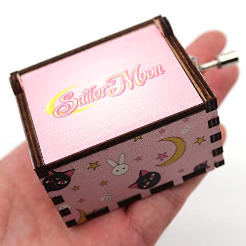 Hand-Cranked Wooden Music Box, Sailor Theme Engraved Keepsake Gift