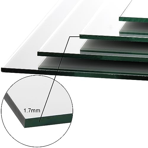 8x8 Inch Square Mirror Trays - Set of 16 Frameless Glass Centerpiece Tiles