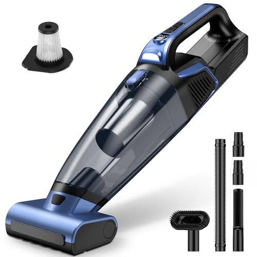 Cordless Handheld Vacuum for Pet Hair - 20000PA High Power Car Vacuum