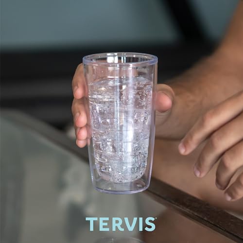 Tervis Spruced Up Christmas Holiday Made in USA Double Walled Insulated Tumbler Travel Cup Keeps Drinks Cold & Hot, 16oz, Classic