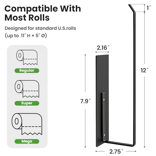 Magnetic Paper Towel Holder for Refrigerator & RV, Wall Mount Storage Rack