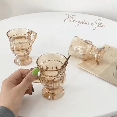 Double Wall Irish Coffee Mugs Set - Heat-Resistant Crystal Glass Cups for Hot & Cold Drinks