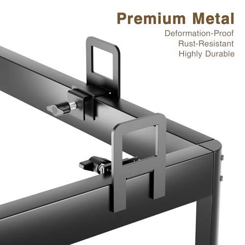 Adjustable Anti-Slip Mattress Slide Stoppers for Metal Bed Frames - 6 Pack