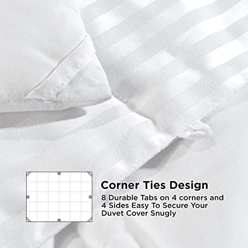 Bedsure King Size Duvet Insert - Lightweight Down Alternative Comforter, White