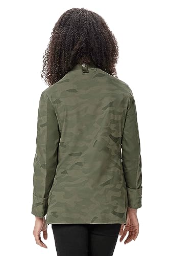 Chef Works Women's Mojave Chef Coat, Olive, Small