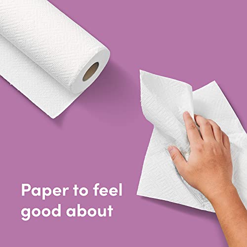 Eco-Friendly Bamboo Paper Towels - 2-Ply, 6 Rolls (900 Total Sheets)