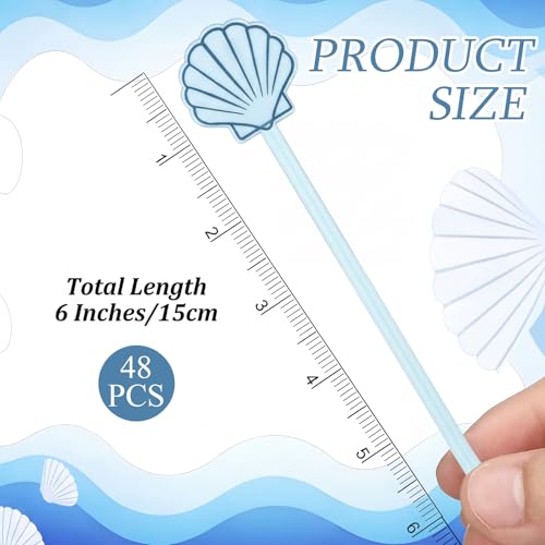 48 Pcs Coastal Bachelorette Swizzle Sticks Set - Last Toast on the Coast