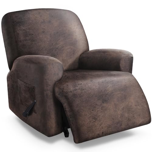 Oversized Recliner Chair Covers - 4-Piece Washable Set for Big Recliners