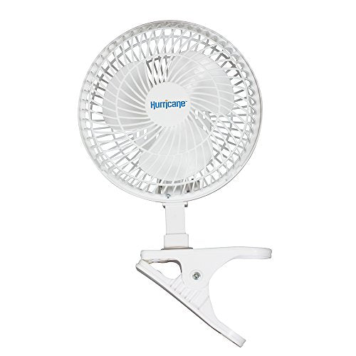 6-Inch Portable Mini Clip-On Fan with 2 Speeds and Adjustable Tilt