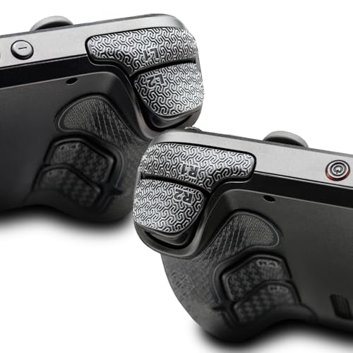 Luck&Link PRO Dark Gray Controller Grip Skin for Steam Deck OLED & LCD, Anti-Slip, Textured Handle & Button Cover