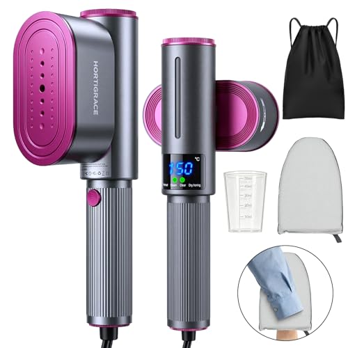 2-in-1 Portable Travel Garment Steamer and Iron, Handheld 1200W Wrinkle Remover