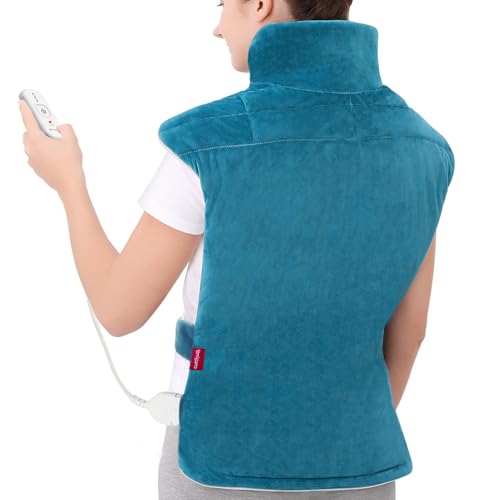 Weighted Electric Heating Pad for Neck, Shoulders and Back - 22"x33"