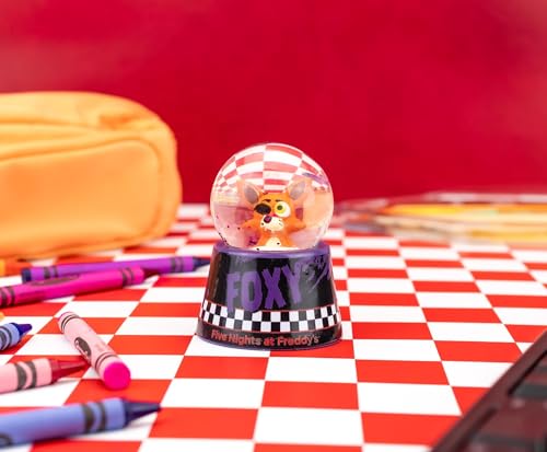 Foxy the Pirate Mini Light-Up Snow Globe - 3-Inch Collectible Figure
