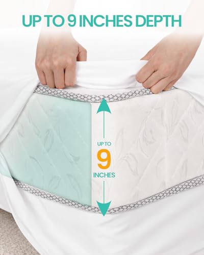 Twin XL Mattress Protector 39"x80" Waterproof Soft Breathable