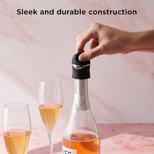 Airtight Wine & Champagne Stopper - Reusable Leak-Proof Bottle Sealer