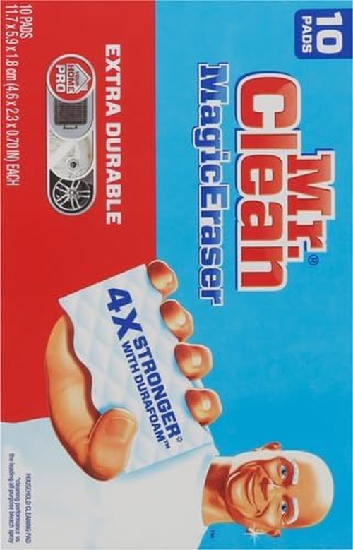 Mr. Clean Magic Eraser - Extra Durable Multi-Purpose Cleaner | 10 Count Pack of 4