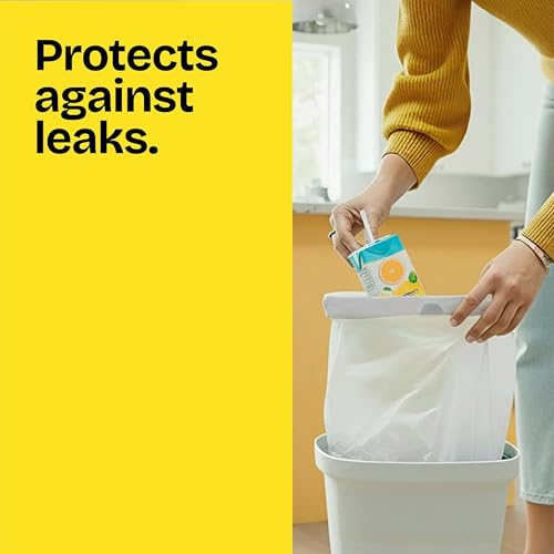 8 Gallon Medium Drawstring Trash Bags - Scented Odor Control (80 Count)