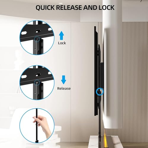 Fixed Low Profile TV Wall Mount Bracket for 26-65 Inch Flat/Curved TVs