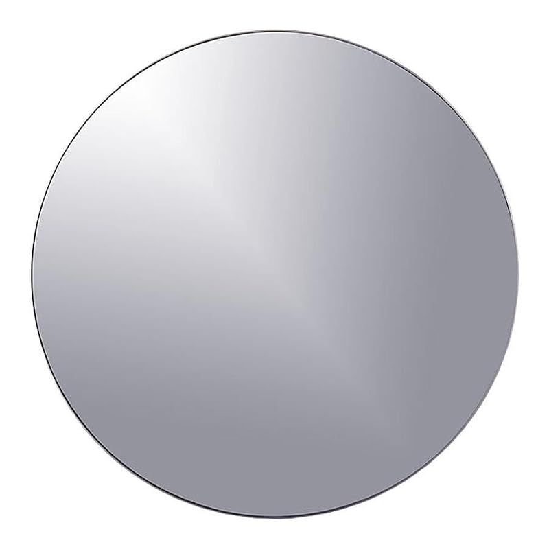 16-Inch Round Glass Mirror Centerpiece Plates - 12 Pack for Table Decor