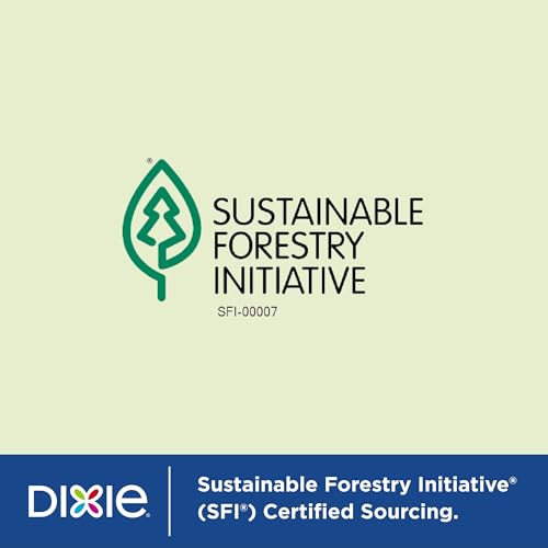 Dixie Large Paper Plates, 10 Inch, 150 Count, 2X Stronger*, Microwave-Safe, Soak-Proof, Cut Resistant, Disposable Plates For Everyday Breakfast, Lunch, & Dinner Meals