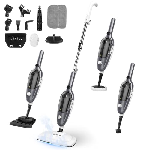 All-in-One Steam Mop and Handheld Steam Cleaner with 11 Accessories