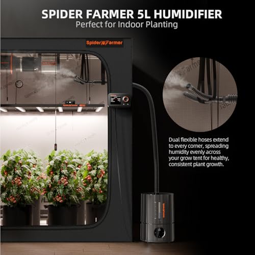 5L Cool Mist Plant Humidifier with Extendable Hose & Smart App Control