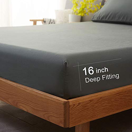 SONORO KATE 4-Piece Queen Bed Sheet Set - 16-Inch Deep Pocket Microfiber