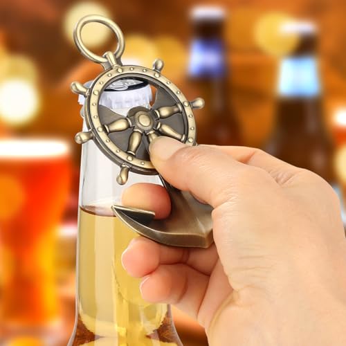Bronze Nautical Anchor Bottle Opener - Ocean Themed Bar Tool & Gift