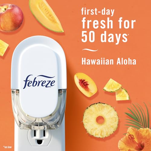 Plug-In Scented Oil Air Freshener Refills, Hawaiian Aloha (3 Pack, 0.87 oz)