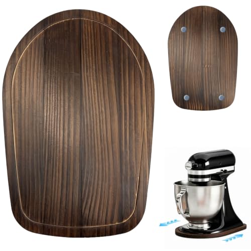 Pine Wood Appliance Slider Mat for 4.5-5 Quart Stand Mixers