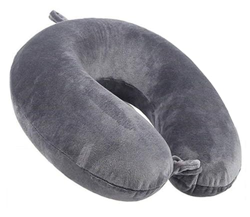 Travel Pillow - 100% Pure Memory Foam U-Shaped Neck Support