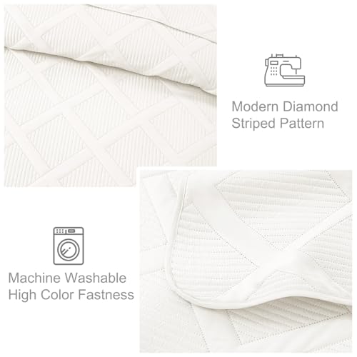 Exclusivo Mezcla King Size Quilt Set - Soft Lightweight Bedspread with 2 Shams