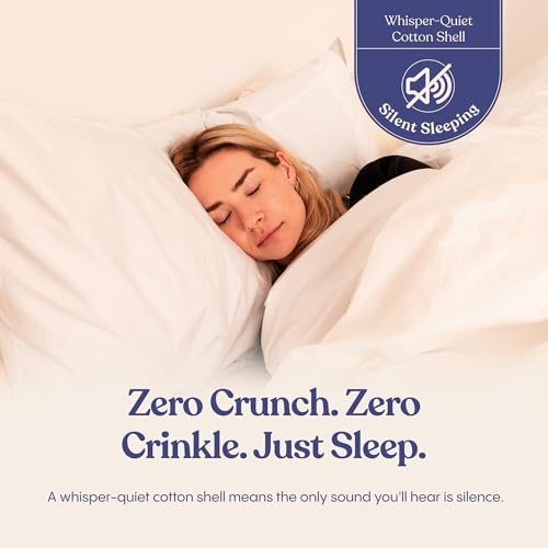 Queen Size Down Alternative Bed Pillow - Soft Cotton Shell