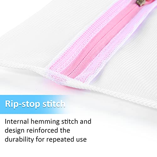 7-Piece Mesh Laundry Bag Set for Delicates, Lingerie, and Travel Storage
