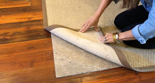 Rug Gripper for Corners & Edges - Anti-Curl Carpet Support, 4 Pack