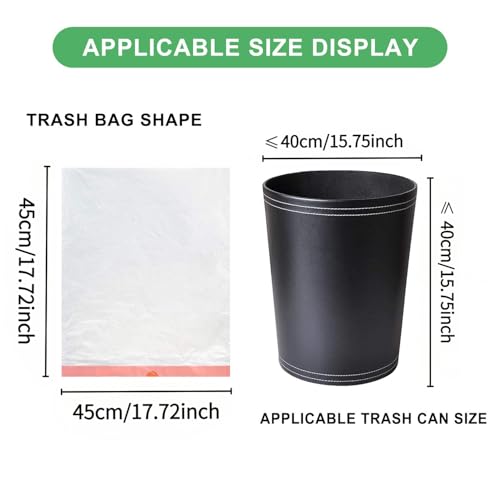 2 Gallon Small Drawstring Trash Bags - 60 Count Unscented Garbage Bags