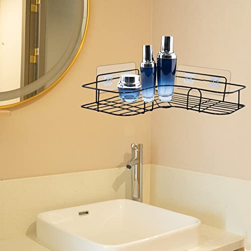 2 Pack Shower Caddy Adhesive Replacement Pads Transparent No Drill