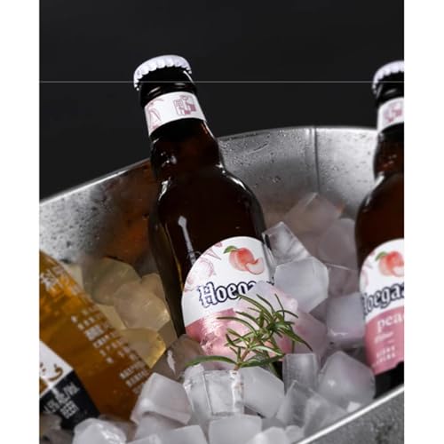 3-Gallon Galvanized Metal Beverage Tub with Handles for Parties & Cold Drinks