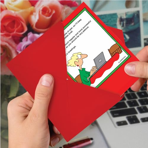 More Successful Christmas Funny Greeting Cards Boxed Set of 12 - Holiday Humor