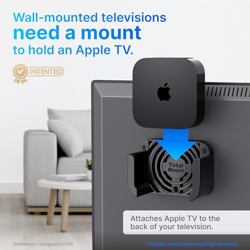 Universal Streaming Media Player Wall Mount with Heat Management