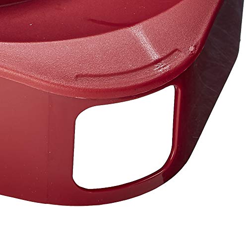 1 Gallon Plastic Beverage Pitcher with 4-Way Straining Lid & Markings