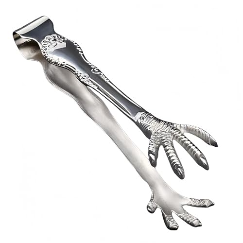 Stainless Steel Cooking Tongs 8-Inch Multi-Use Grill & Kitchen Utensil