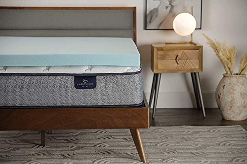 3-Inch Cooling Gel Memory Foam Mattress Topper - Twin XL Dorm Size