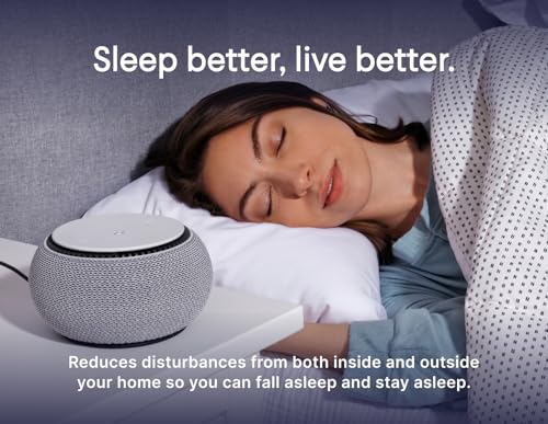 Smart White Noise Machine with Real Fan - App Controlled Sleep Sound Machine